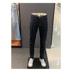 [플랙진] 패션 플랙 베를린 남성 슬림 일자 생지 데님 PJTZ5BE051E_FI