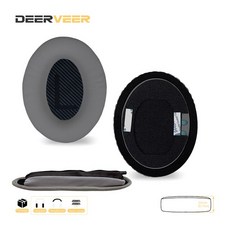 소음차단 코골이 귀마개 DEERVEER 교체 용 Earpad For Bose QC15 QC2 QC25 AE2 AE2i 헤드폰 메모리 폼 이어 쿠션 머프, [10] Gray1 and gray band