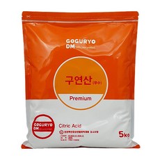 고구려디엠 구연산 프리미엄 5kg x 1개