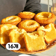 카페385 부산 명물 머핀 영도할매빵(당일생산) 100g 4개입 4박스, 16개