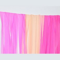 DEB164348파티 스트리머(핑크푸치샤3종) 데코 행사포토존