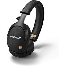 Marshall Monitor Bluetooth Wireless Over-Ear Headphone Black (04091743) 6.3x6.3x4.1 PROD100006200, 상세 설명 참조0