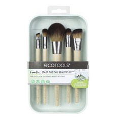 by EcoTools 아이 섀도우 파운데이션 블러쉬 컨실러 용 메이크업 브러쉬 세트 5 개 세트, 1개