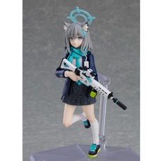 figma 567 블루 아카이브 스나오오카미 시로코 관절 액션 피규어 모형 15cm