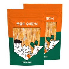 펫쉴드 강아지 수제간식 1+1, {"종류":"무뼈 닭 발 껌"}, 2개, 무뼈 닭 발 껌 - 펫쉴드