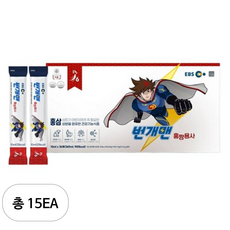 번개맨 홍짱용사 어린이 홍삼 36p, 360ml, 15개