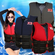 매드불 네오플랜 스포츠용 부력보조 구명조끼, XXL(그레이)