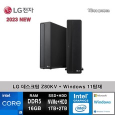 LG전자 데스크탑 12세대 I9 컴퓨터 Z80KV-AR29STRM+WIN11 (I9-12900/16GB/SSD1TB+2TB/UHD770/WIN11)