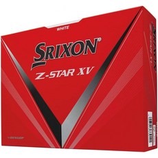 DUNLOP (던롭) 골프공 스릭슨 Z-STAR XV 슬리브 (화이트/FF/Men's), 1개, 3개입 - 스릭슨z스타xv