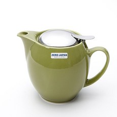 제로재팬 도자기 라운드티팟 1인용 350ml 알로에, 행복한 본상품선택