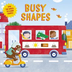 Busy Shapes: Spin the Wheel to Learn Shapes! Board Books, Clever Publishing, English, 9781948418744