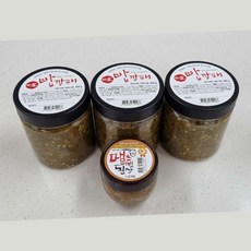 한칼 청양고추다대기 밥깡패 실속형 번들기획(350g 3개+땡초비빔된장130g 1개 무료 증정)