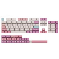 134 키 캡 전체 5면 PBT 승화 키 캡 XDA 프로파일 커스텀 키캡 두꺼운 PBT 키 캡 기계식 키보드, 저녁 클라우드, 1개