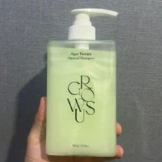 알게 테라피 미네랄 샴푸 헤어 두피 탄력 각질 영양 모공 growus, 1개, 500g