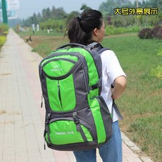 초대형백팩 심마니가방 대용량 여행용 배낭 고사리 트레킹 경량 등산 산나물, 오렌지65리터