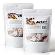 [KT알파쇼핑][늘해찬] 볶은 계피생강차 50티백 x 2개 (100티백), 1g, 50개입