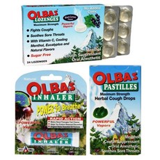Olbas 올바스 블랙 커런트 코프 드롭과 Inhaler 허벌 코프 드롭 3 종 세트, 상세페이지참조, 상세페이지참조