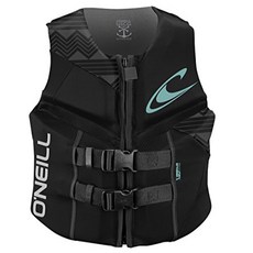 O'Neill Women's Reactor USCG Life Vest Black 8 Black/Black/Black O'Neill Women 's Reactor USCG Li, nullSET