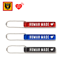 [당일발송] 휴먼메이드 아크릴 키체인 ACRYLIC KEYCHAIN HM27GD166, 레드, 1개