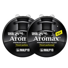 말표 구두약 캔 40g (블랙/브라운/뉴트럴) 1+1, 블랙 1+1, 1세트