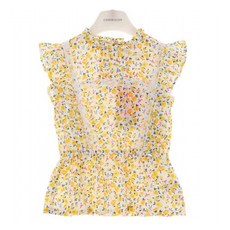 꼬망스샤인플라워블라우스