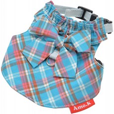 토끼 아못쿠 (Rabbit Amo.k) 150003-0 토끼 하네스 가리 체크 L 블루, 1