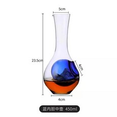 일본 투명 크리스탈 얼음 주전자 무연 유리 와인 병 위스키 플라스크 사케 맥주 쿨러 디펜서 카라페 디캔터