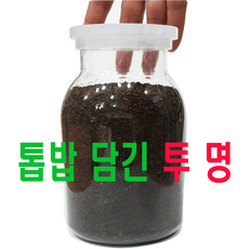 발효톱밥 유충병사육세트 톱밥담긴 유충병 850cc 장수풍뎅이 사슴벌레 유충사육용기 간편한 유충병작업, 1개, 톱밥 담긴 투명