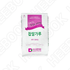  대명제분 찹쌀가루 국산 20kg 1포 간편한, 1개 