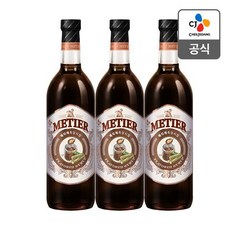 메티에 흑당시럽, 750ml, 3개