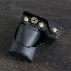 소니 NEX5T 카메라 가방 숄더 홀스터 nex5N 마이크로 싱글 소니 5r 레트로 보호 커버 18-55mm, 01 NEX-5R / 5T / 5N 【블랙】 가죽 케이스