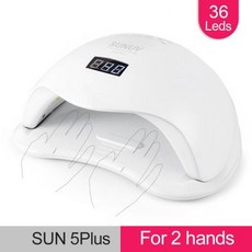 SUNUVSUN5 플러스 48W UV LED 네일 램프 건조기 젤 매니큐어 경화 페디큐어용, 01 SUN5 plus 36leds_01 미국