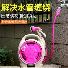 사계절호스 정원릴 농약호수 워터건 부화호스 물대포 고압세차 물빼기 가정용 원예 수납대 호, 06 레이크블루 15m+10m 연장세트[총연