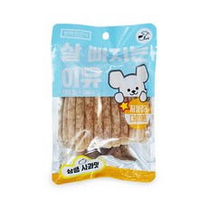 살빠지는이유 후르츠스틱 체중조절 다이어트 저칼로리 강아지간식, 1개, 70g, 사과