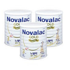 [노발락] 프랑스 프리미엄분유 골드 지니 3단계 800g, 3캔