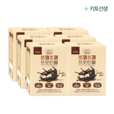 [당일발송] 키토선생 로코초코 프로틴볼 (설탕무첨가 무가당 초코볼), 150g, 6박스(30g x 30개)