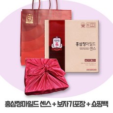 홍삼정 마일드센스10mlx30포 + 진자주색보자기포장 + 선물용쇼핑백포함 건강 명절 선물추천 생일 부모님, 30개, 10ml
