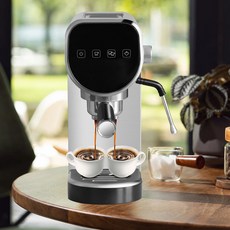 Koreyosh 홈 20Bar 에스프레소 머신 파워풀 커피 메이커 IMD Panel Cup Warmer 커피머신 일리 전자동 드롱기 가정용 EMTET18003 2567278 395