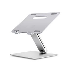 소이믹스 프리미엄 알루미늄 높이조절 노트북 맥북 거치대 SOME2V + 육각렌치, 실버