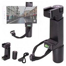 옥토 마운트 | F-Mount 모바일 스마트 폰 카메라 그립 홀더 삼각대 마운트 및 콜드 슈 마운트가 장착 된 핸들 리그 모노 포드, 단일옵션, 단일옵션