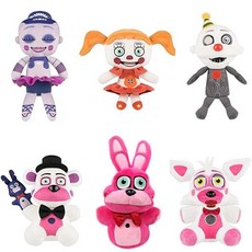 프레디 다섯밤 테디베어 봉제인형 6종 택, 퍼플인형, 20cm