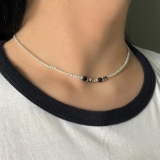 진주원석목걸이