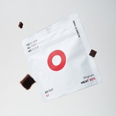 [ZERO TREAT] 무첨가 생육 강아지 고양이 육포 간식 제로트릿, 2개, 80g, 한우