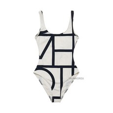 [라벨루쏘] [토템] FW24 여성 맥시 모노그램 수영복 223842795 999