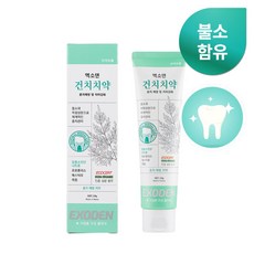 엑소덴 건치치약 120g x3개 자연유래성분 충치예방, 3개