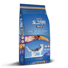 팜스코 도그닥터특수견 15kg 특수견사료 강아지사료 개사료 활동견사료 사료영양학교실