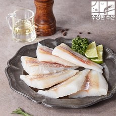 [수상한수산] 냉동 대구꼬리살 1kg (대구 순살 흰살 생선 스테이크 다이어트생선), 1개, 대구꼬리 순살 1kg