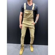 카키그린군복점프슈트