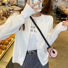 오오걸즈OH!OH!GIRLS OH017 보들보들 라운드넥가디건