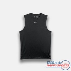 [당일출고][언더아머] UA 락커 민소매 티셔츠 2277 (블랙 001)